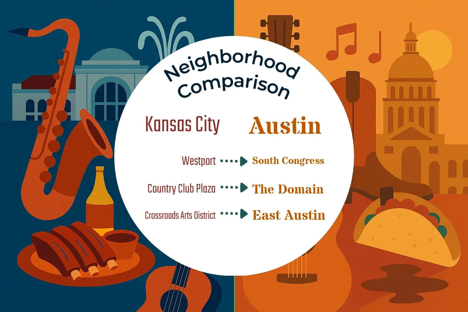 Kansas City vs Austin Neighborhood Comparison
