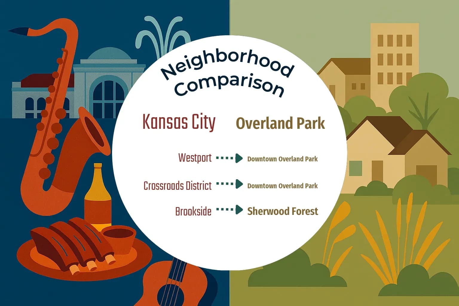 Kansas City vs Overland Park Neighborhood Comparison