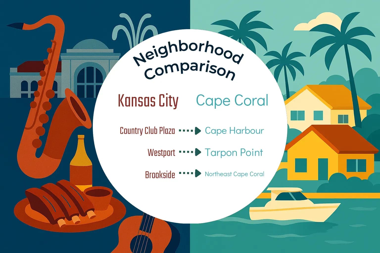 Kansas City vs Cape Coral Neighborhood Comparison