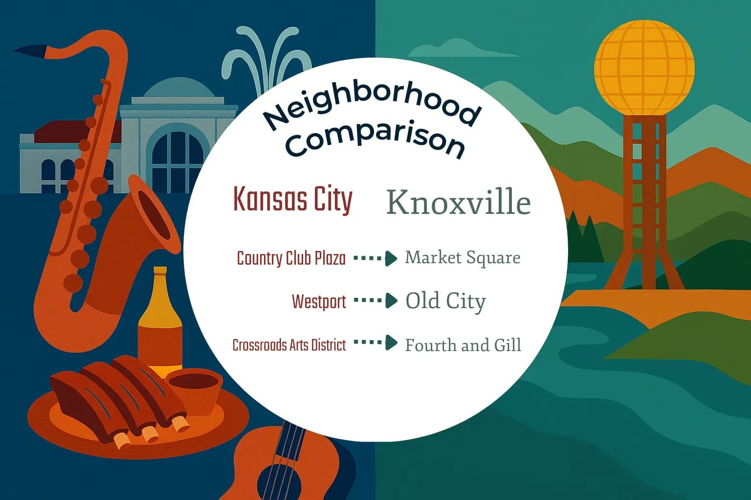 Kansas City vs Knoxville Neighborhood Comparison