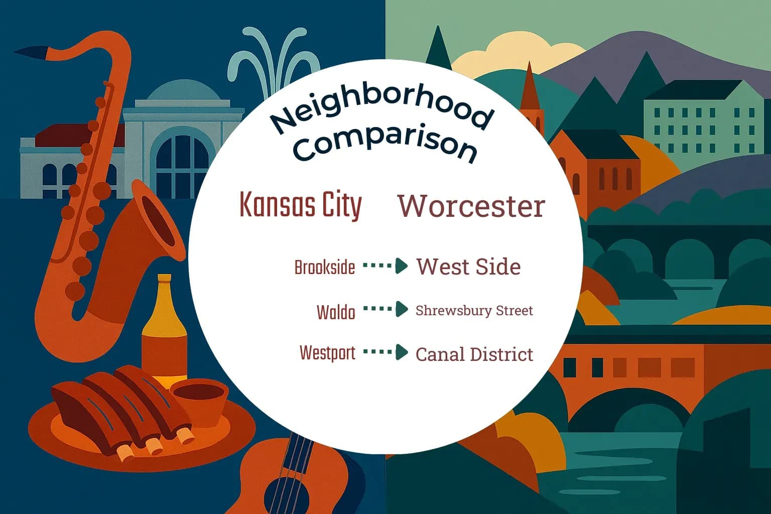 Kansas City vs Worcester Neighborhood Comparison