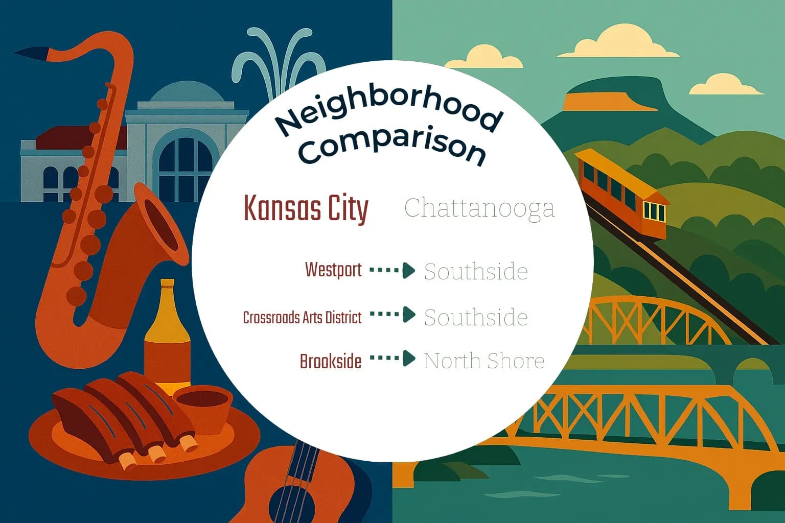 Kansas City vs Chattanooga Neighborhood Comparison