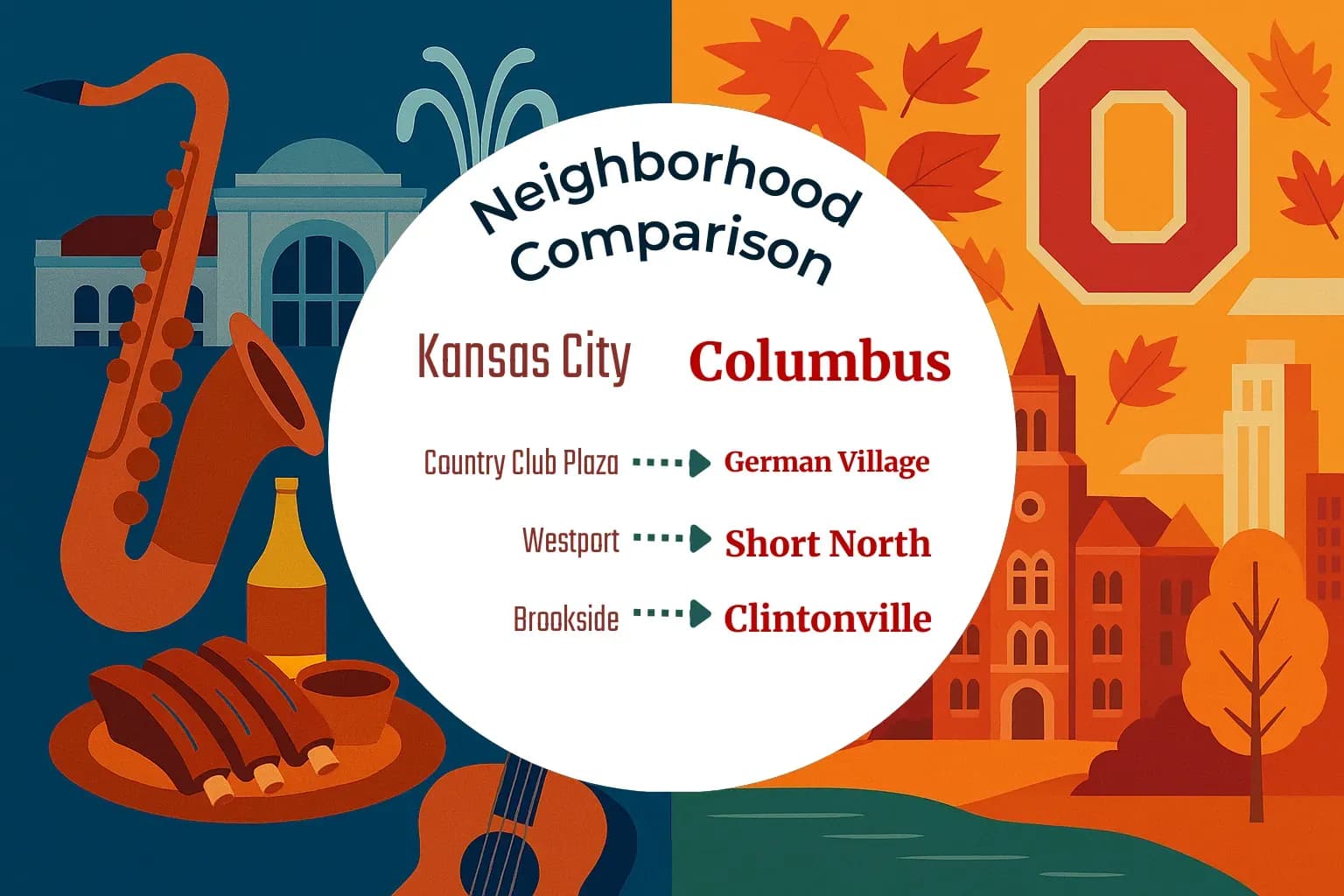 Kansas City vs Columbus Neighborhood Comparison