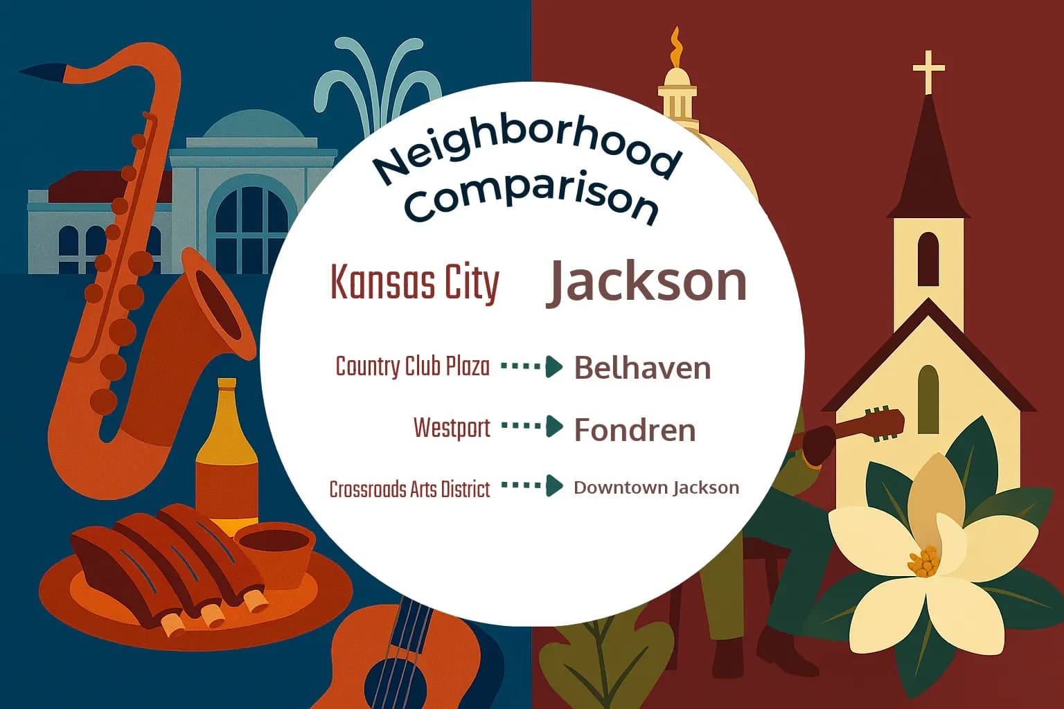 Kansas City vs Jackson Neighborhood Comparison