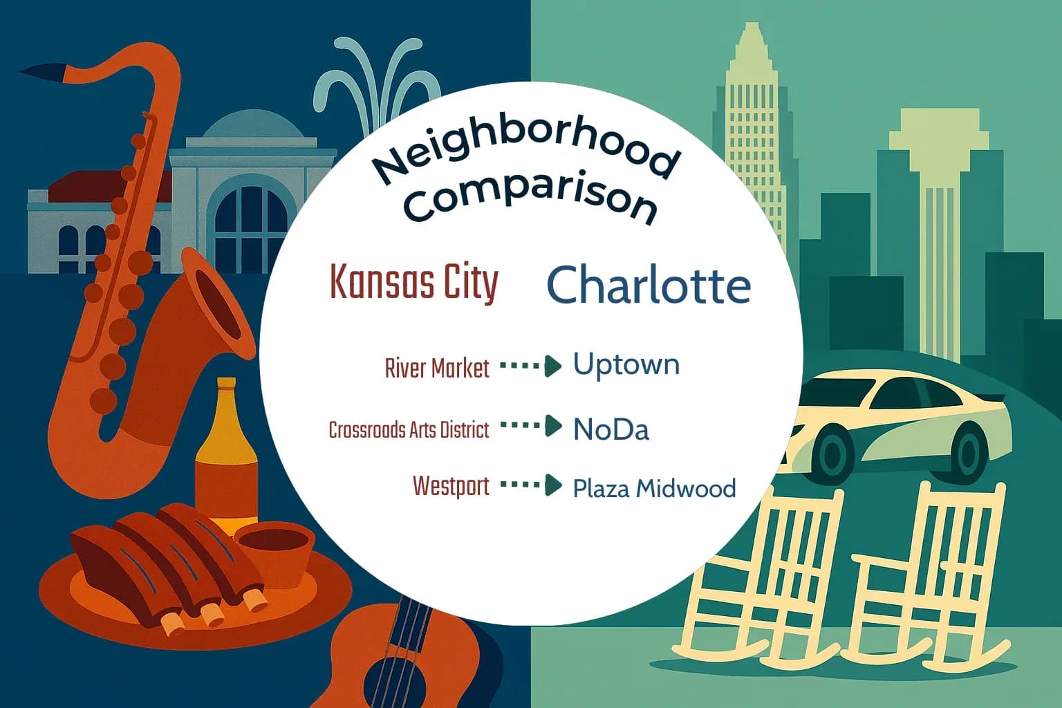 Kansas City vs Charlotte Neighborhood Comparison