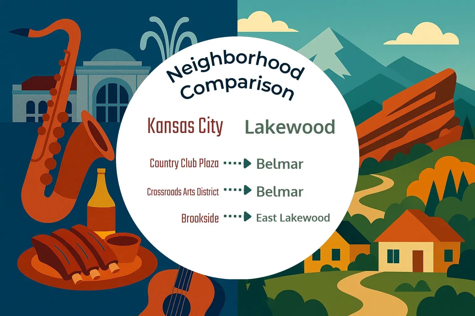 Kansas City vs Lakewood Neighborhood Comparison