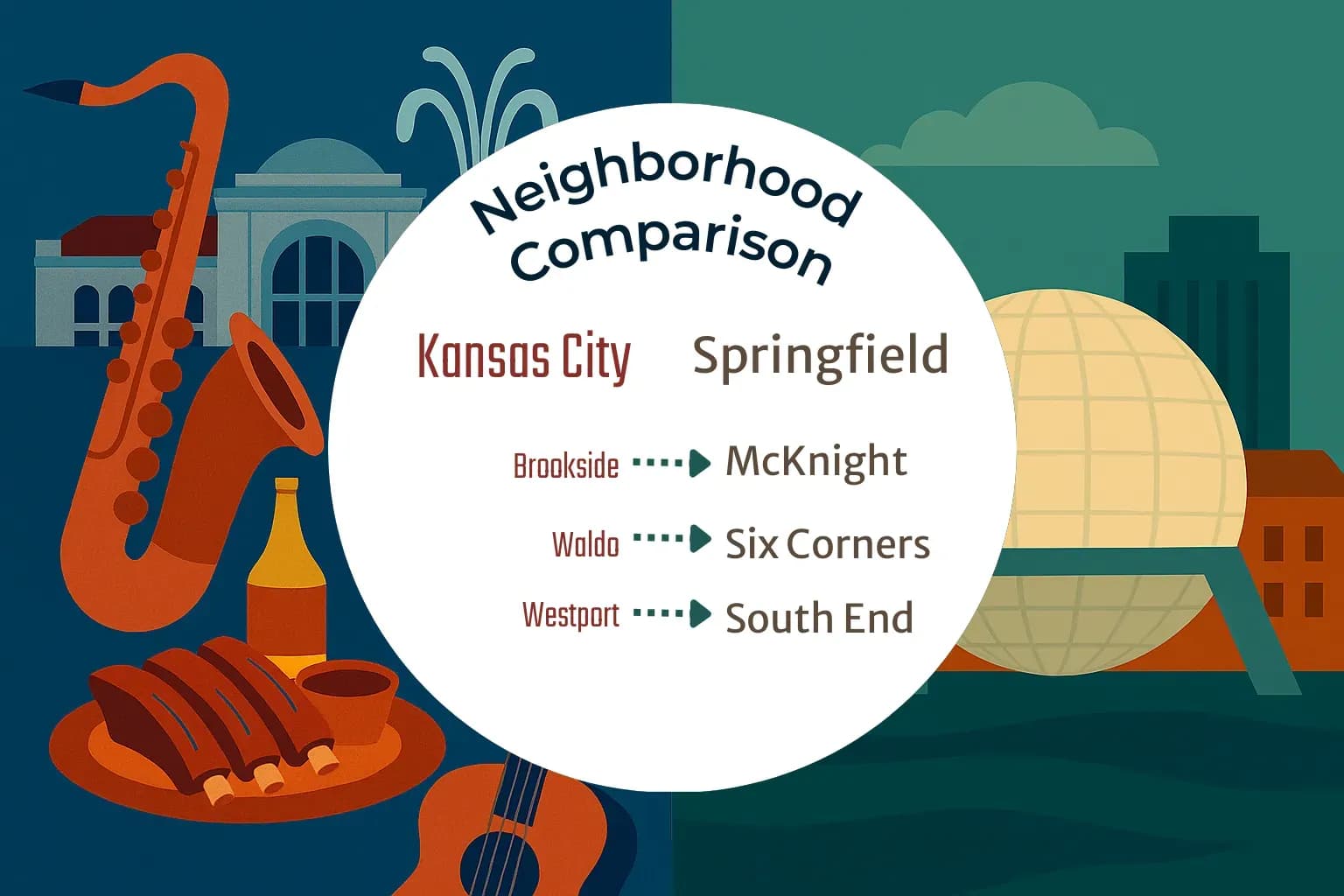 Kansas City vs Springfield Neighborhood Comparison