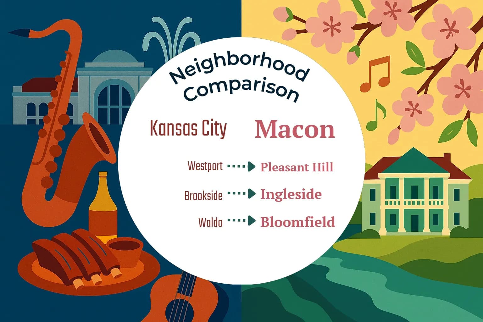 Kansas City vs Macon Neighborhood Comparison