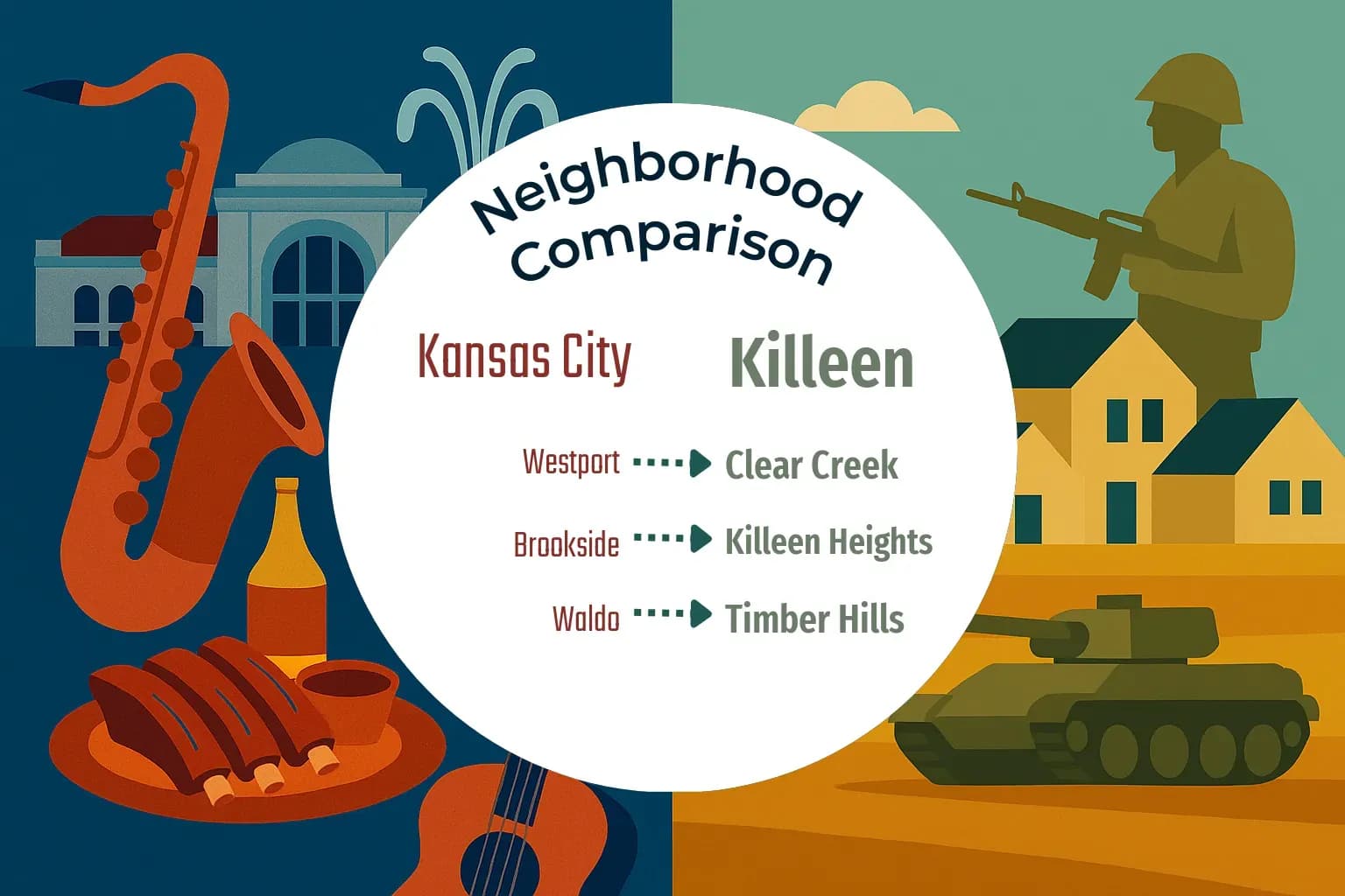 Kansas City vs Killeen Neighborhood Comparison