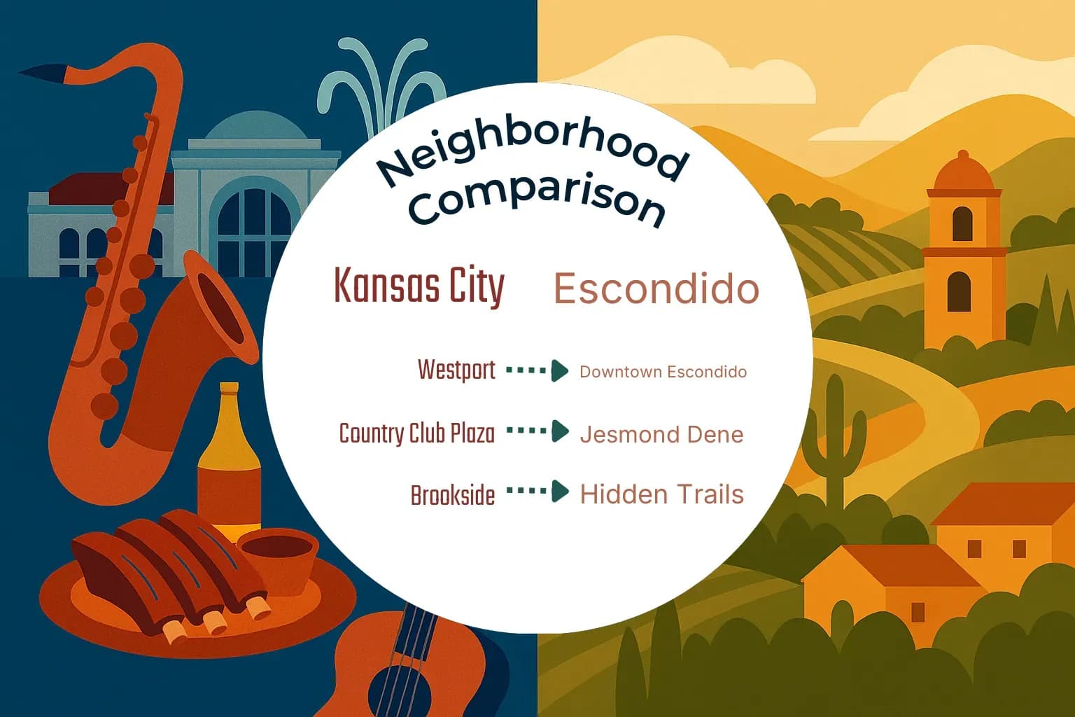 Kansas City vs Escondido Neighborhood Comparison