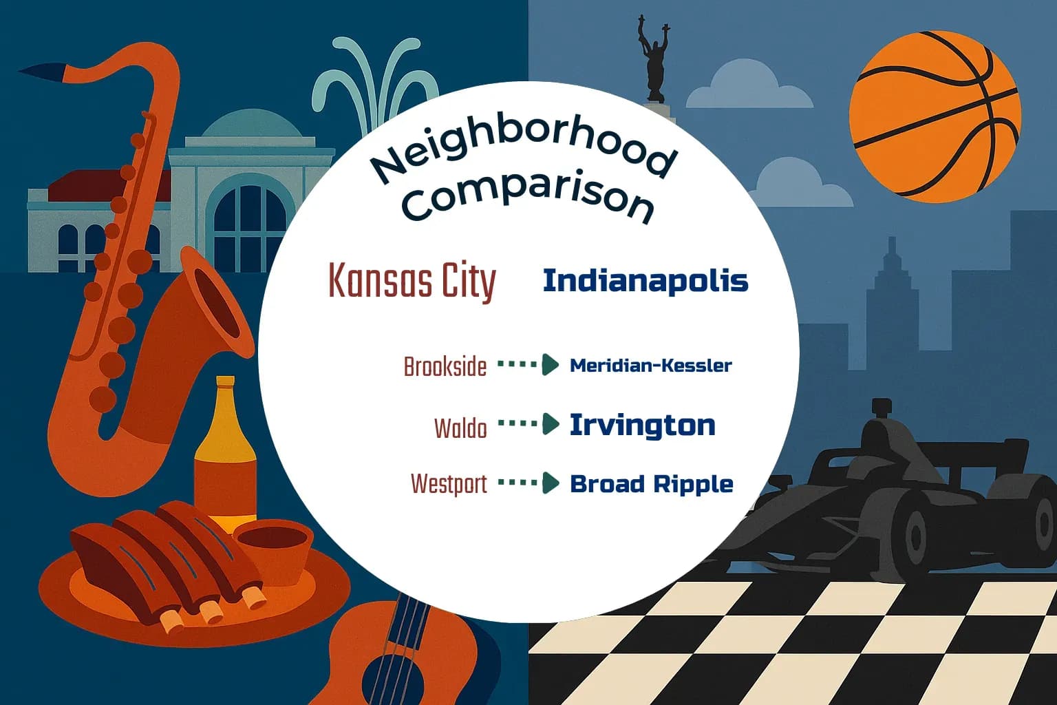 Kansas City vs Indianapolis Neighborhood Comparison