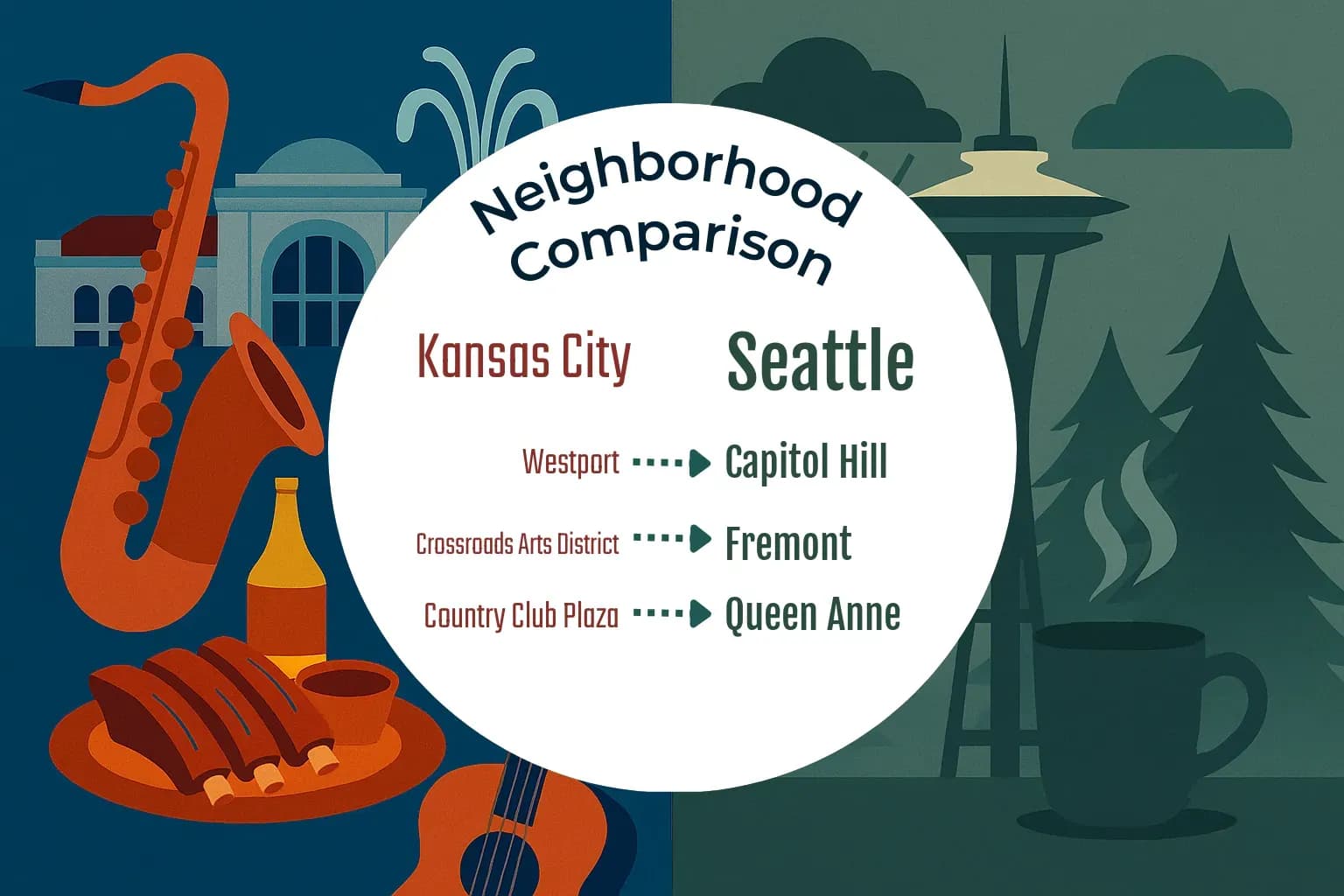 Kansas City vs Seattle Neighborhood Comparison