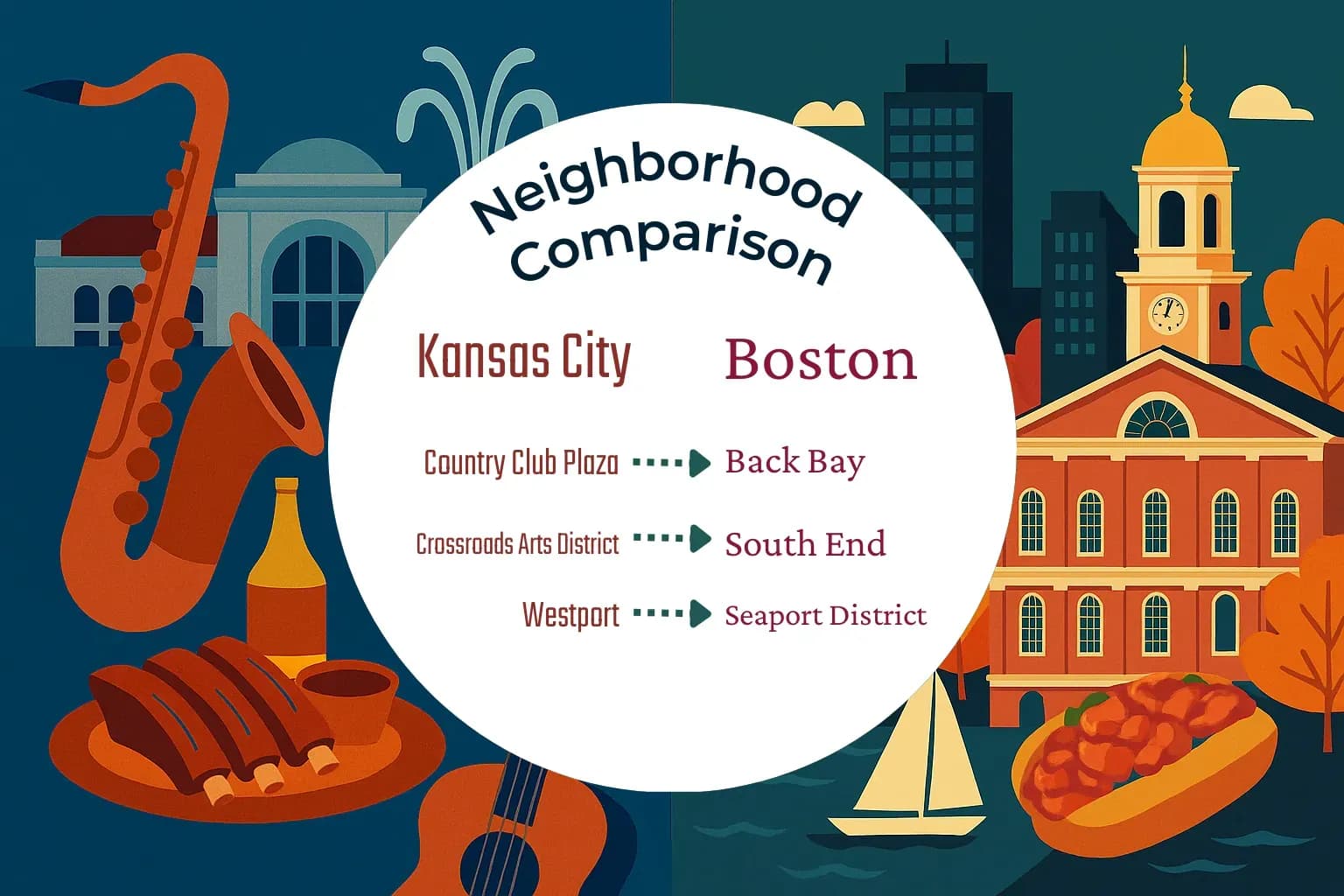 Kansas City vs Boston Neighborhood Comparison