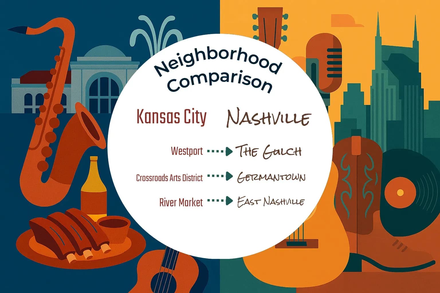 Kansas City vs Nashville Neighborhood Comparison