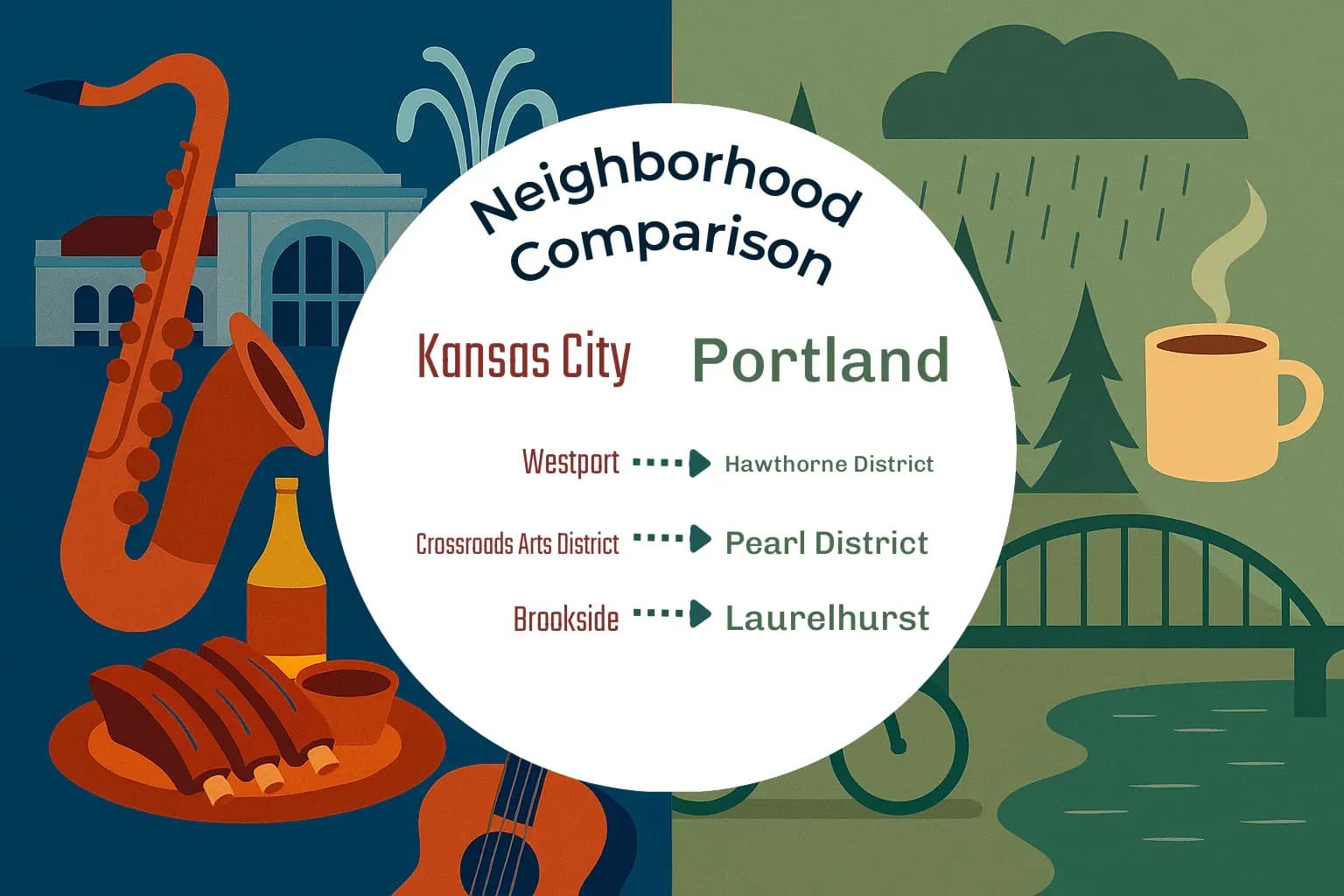 Kansas City vs Portland Neighborhood Comparison