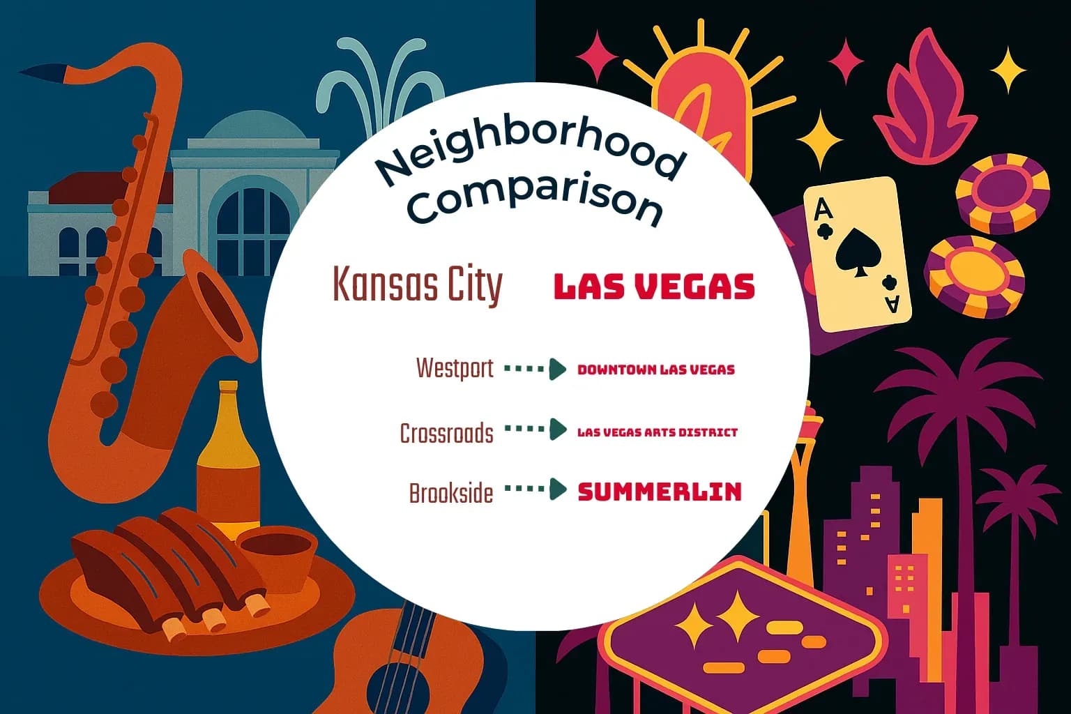 Kansas City vs Las Vegas Neighborhood Comparison