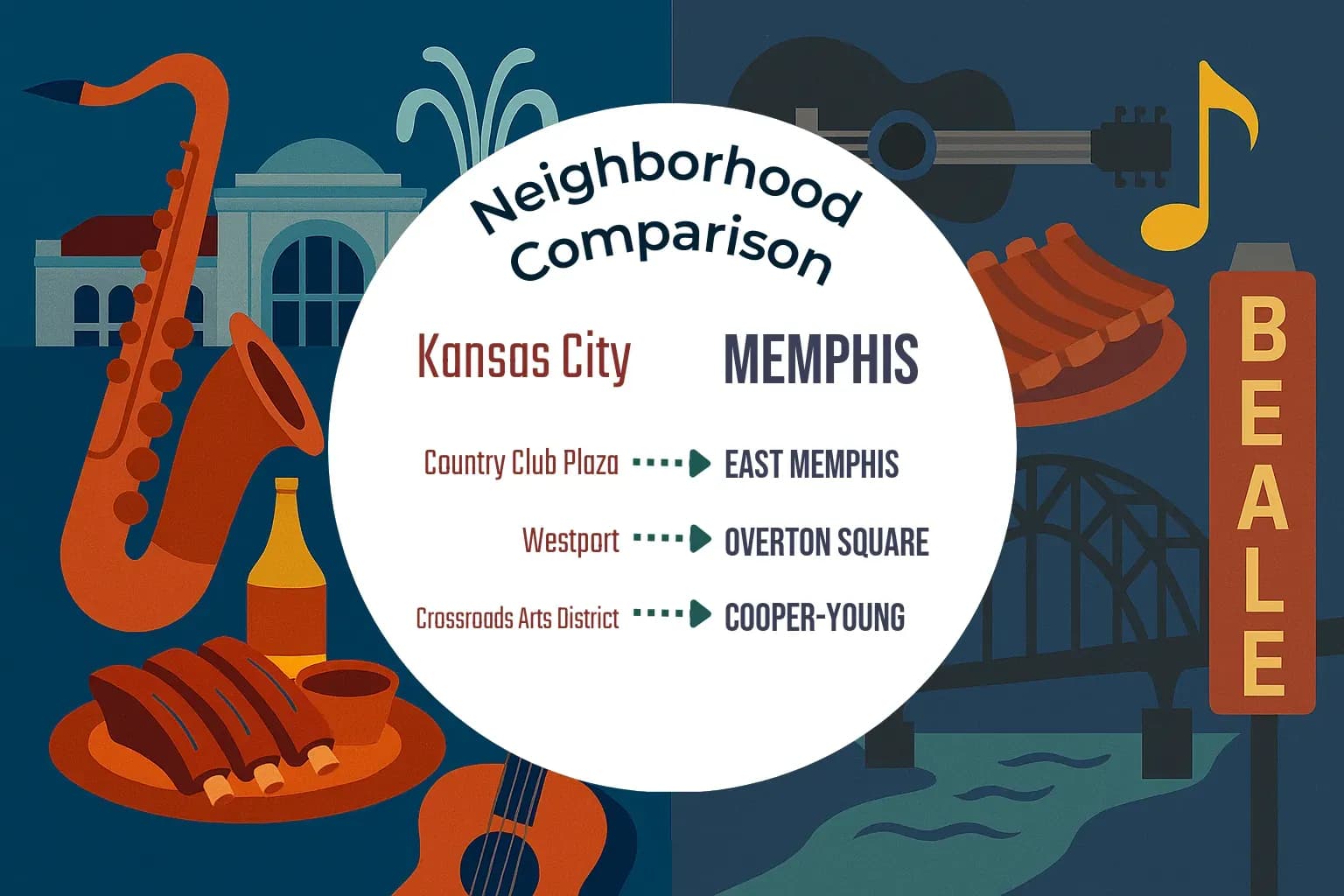 Kansas City vs Memphis Neighborhood Comparison