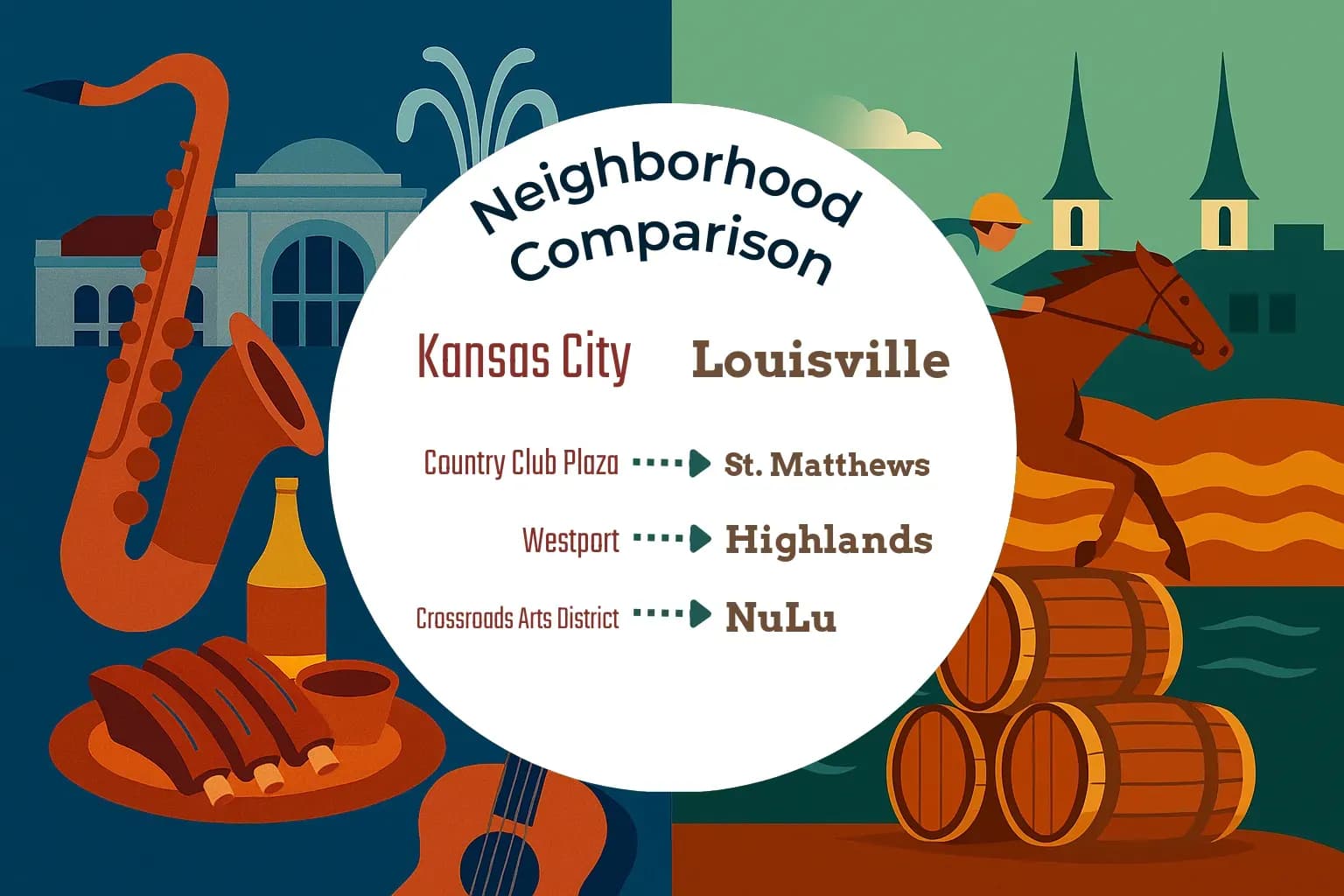 Kansas City vs Louisville Neighborhood Comparison