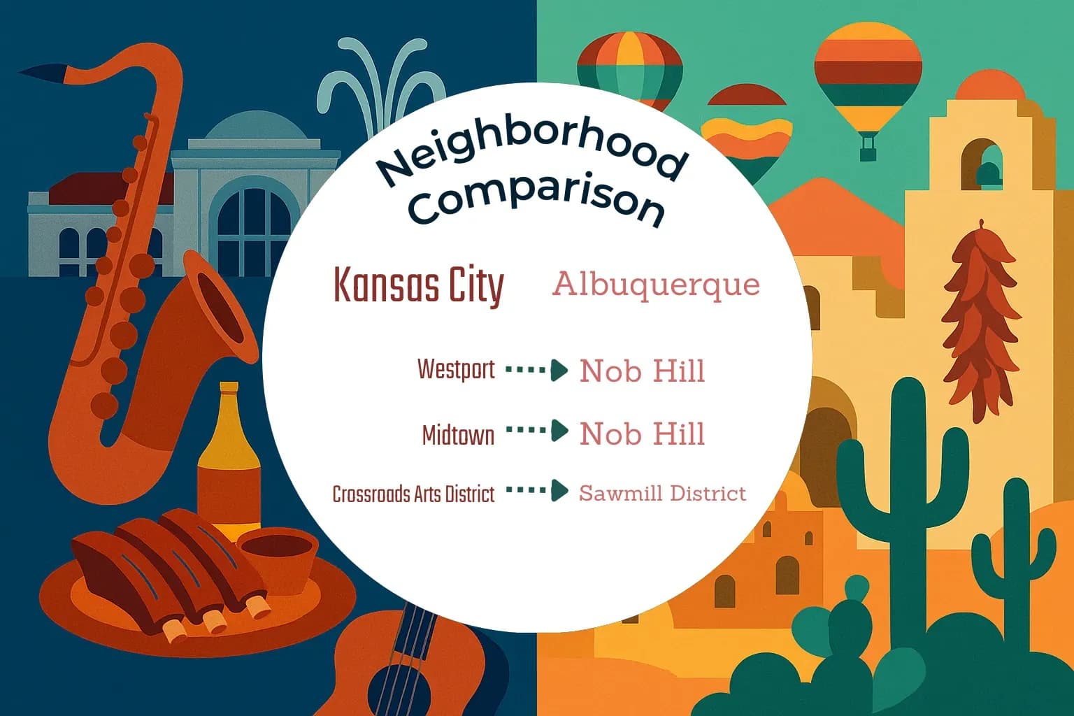 Kansas City vs Albuquerque Neighborhood Comparison
