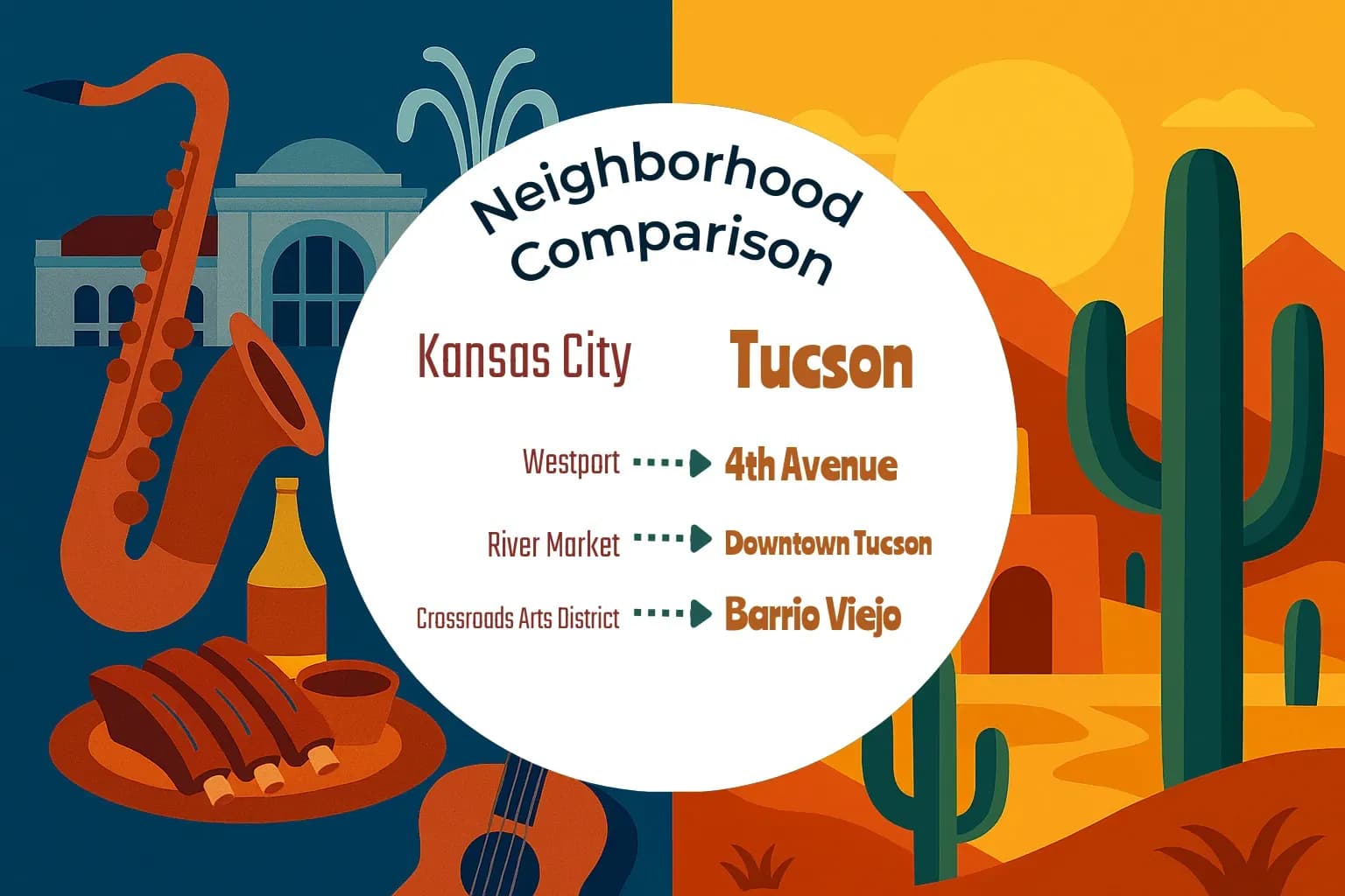 Kansas City vs Tucson Neighborhood Comparison