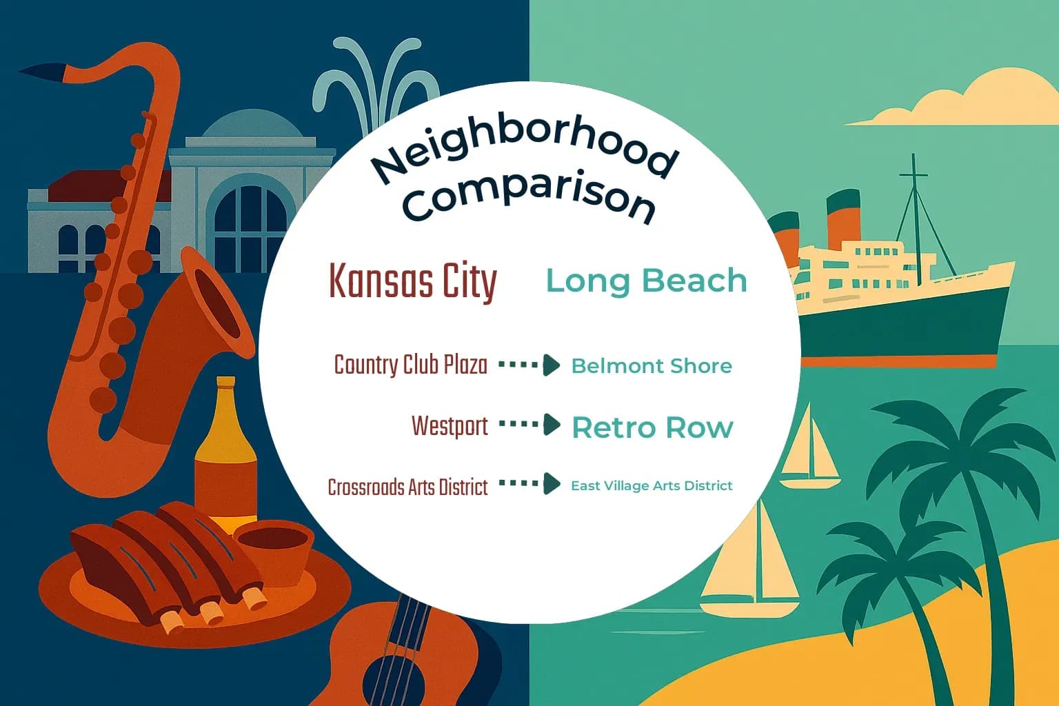 Kansas City vs Long Beach Neighborhood Comparison