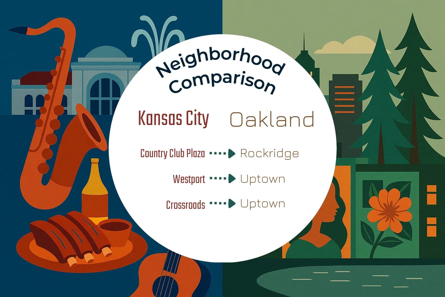 Kansas City vs Oakland Neighborhood Comparison