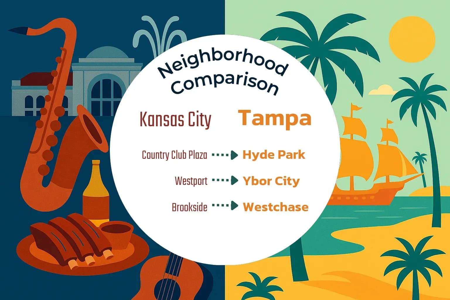 Kansas City vs Tampa Neighborhood Comparison
