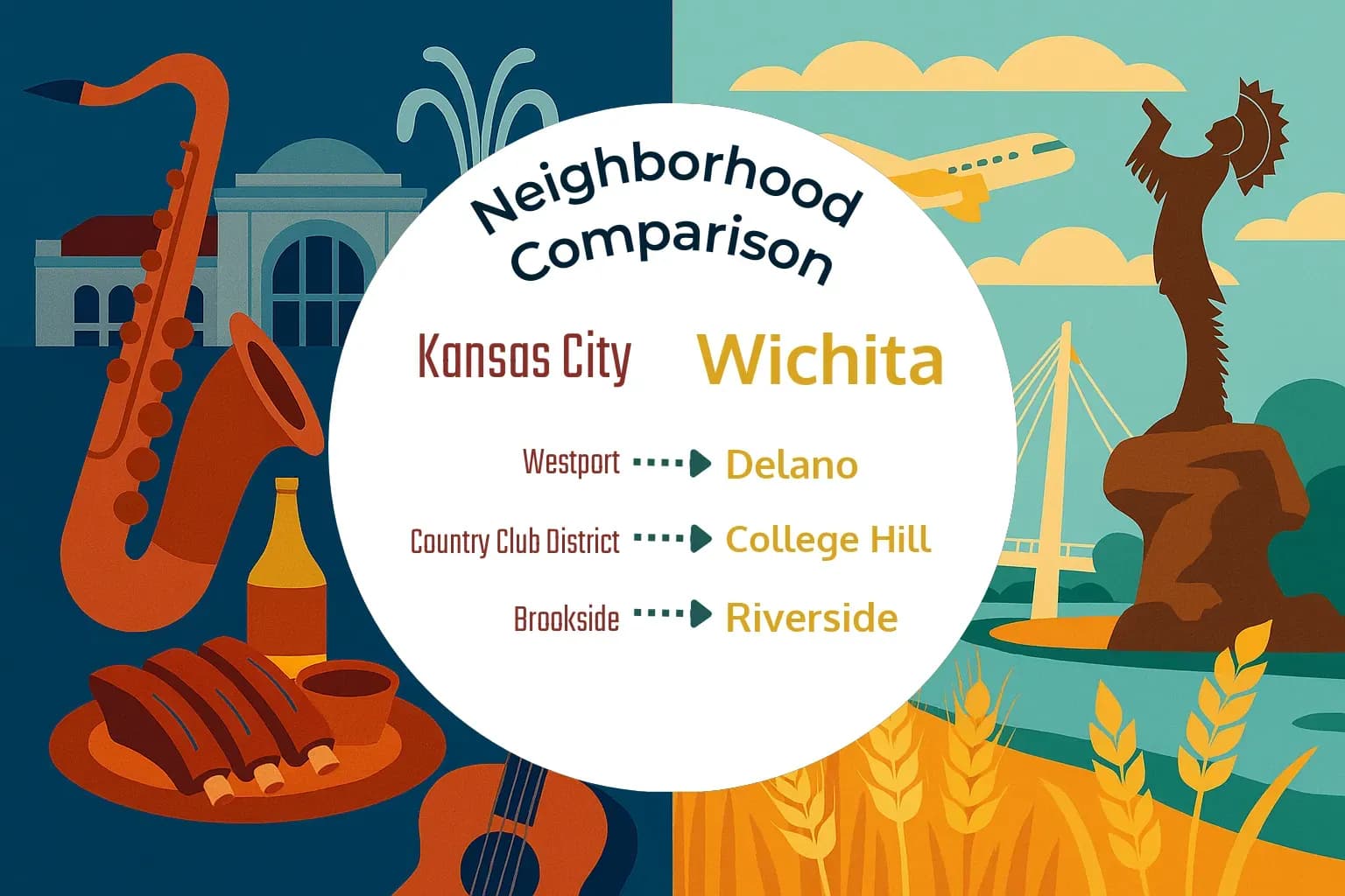 Kansas City vs Wichita Neighborhood Comparison