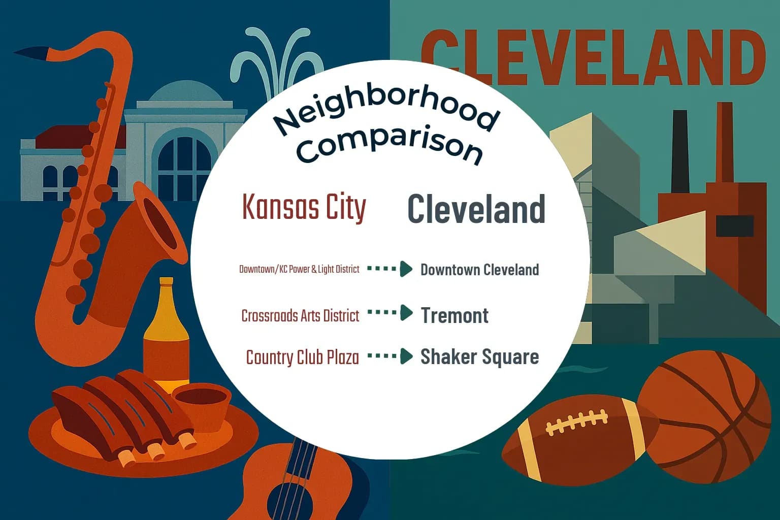 Kansas City vs Cleveland Neighborhood Comparison