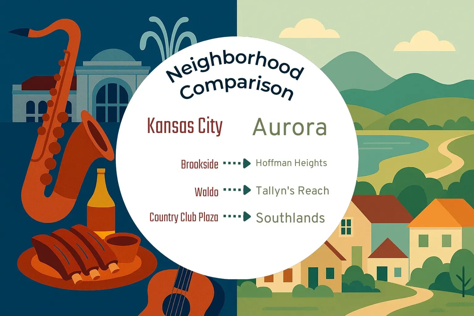 Kansas City vs Aurora Neighborhood Comparison