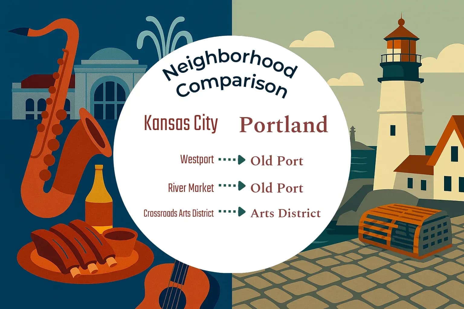 Kansas City vs Portland Neighborhood Comparison
