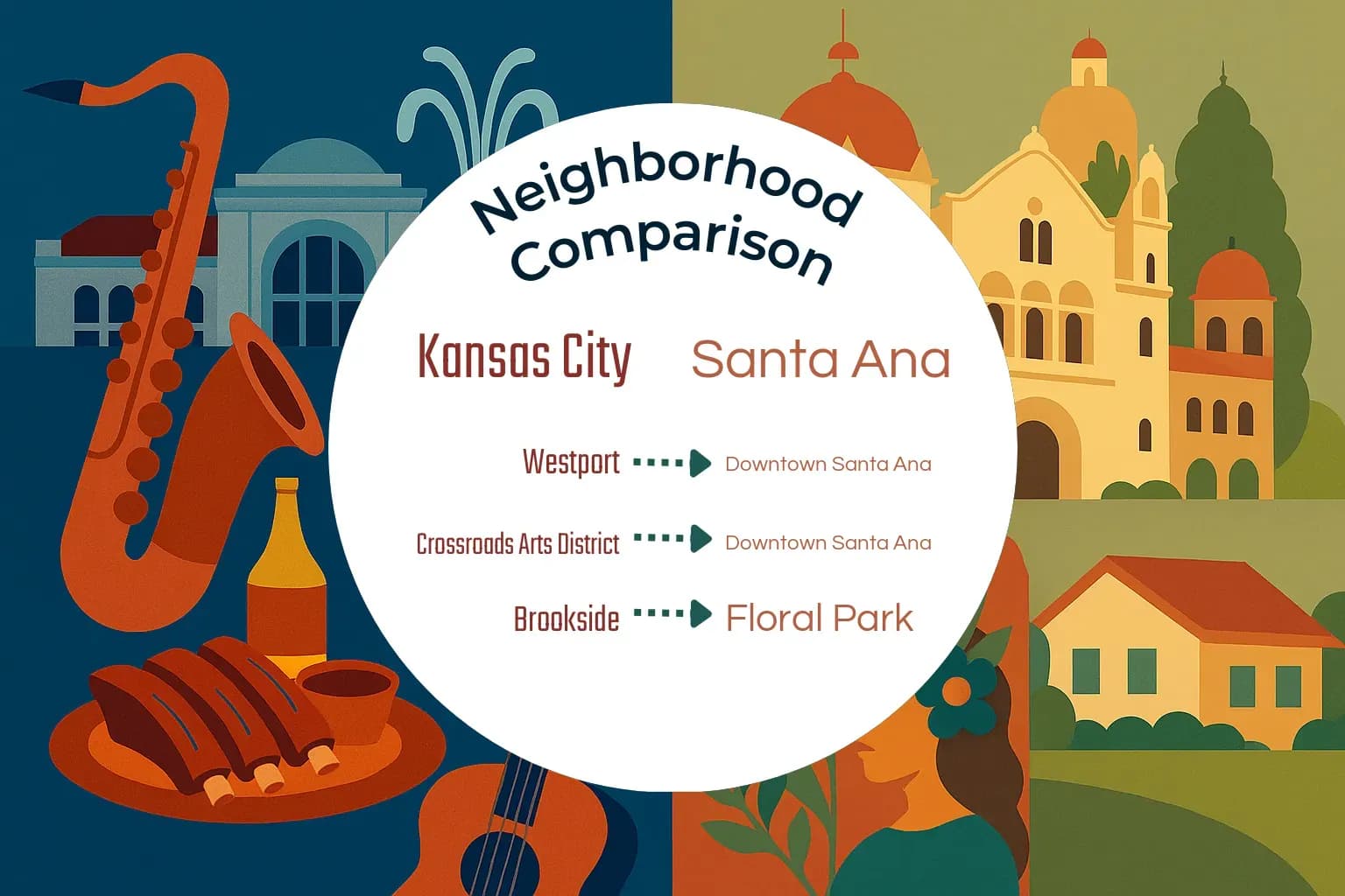 Kansas City vs Santa Ana Neighborhood Comparison