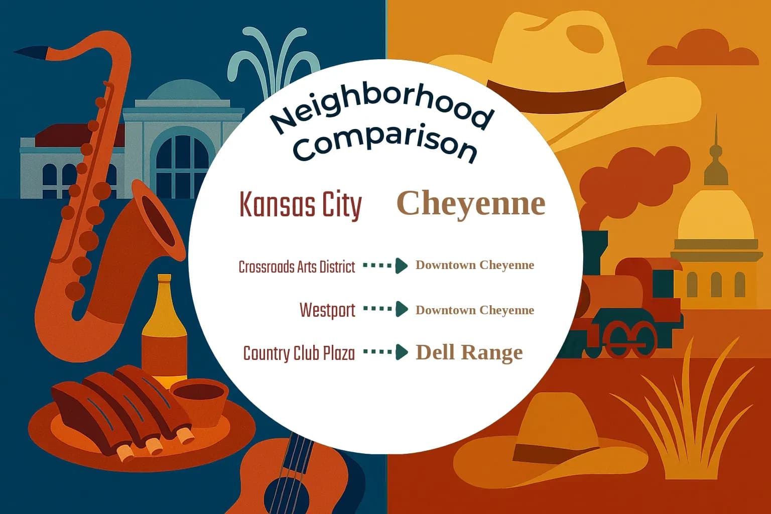 Kansas City vs Cheyenne Neighborhood Comparison