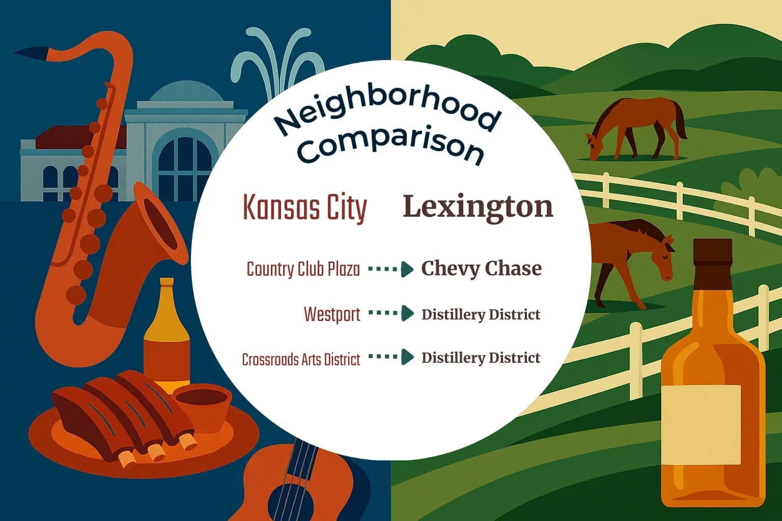 Kansas City vs Lexington Neighborhood Comparison