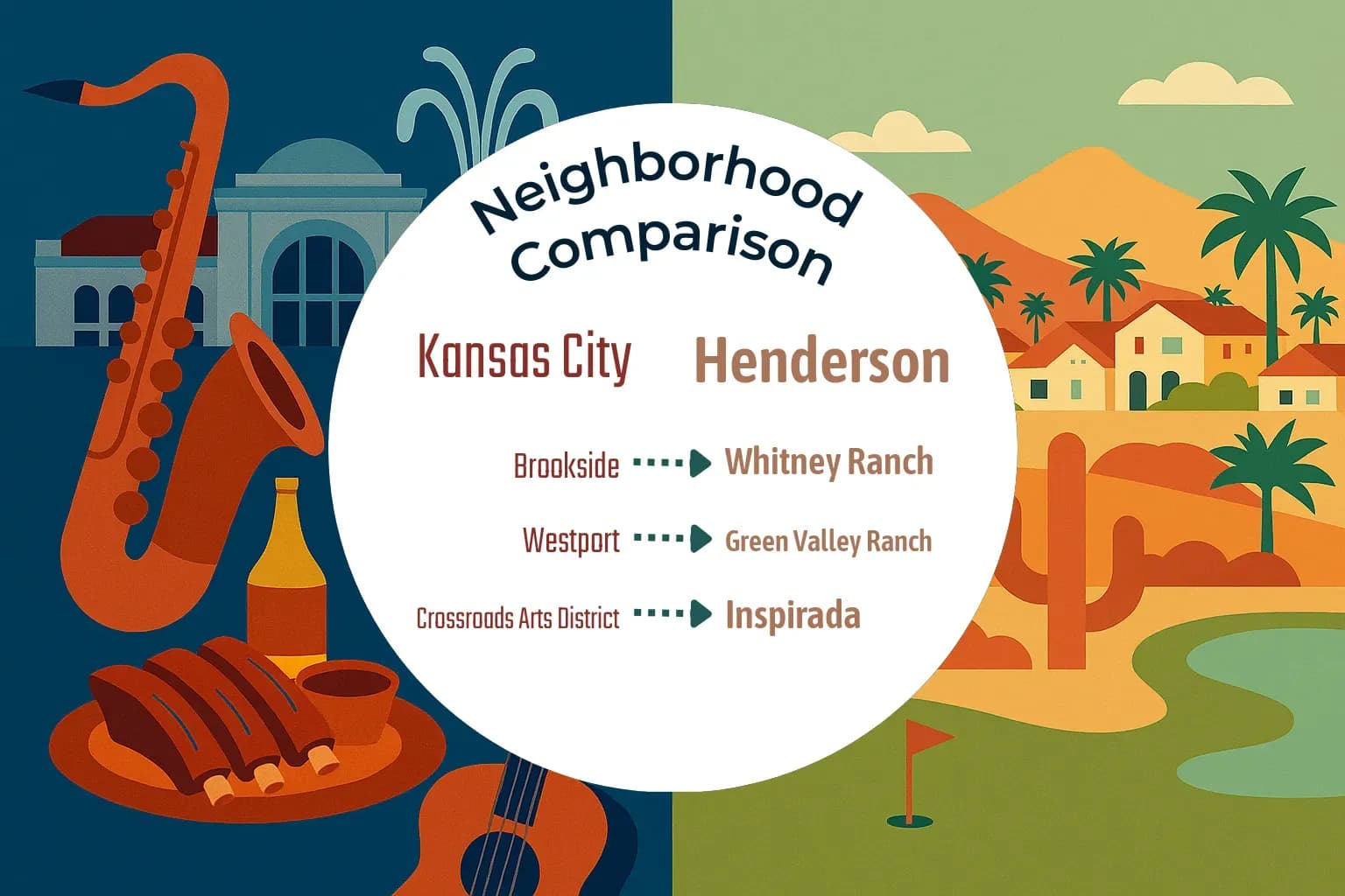 Kansas City vs Henderson Neighborhood Comparison