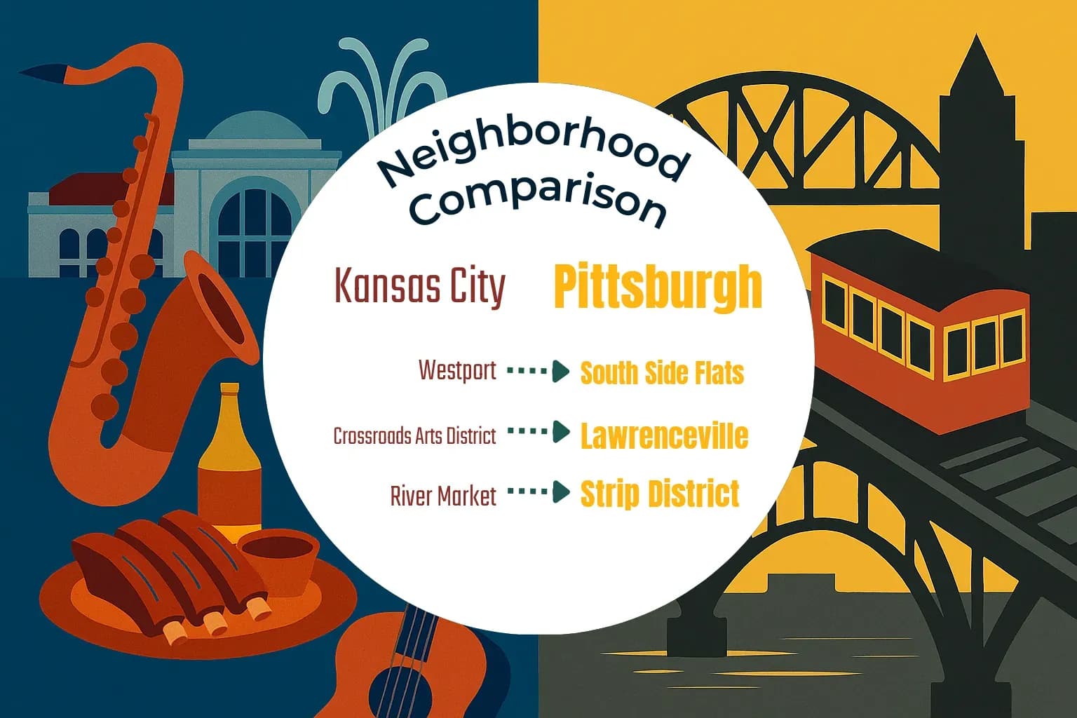 Kansas City vs Pittsburgh Neighborhood Comparison
