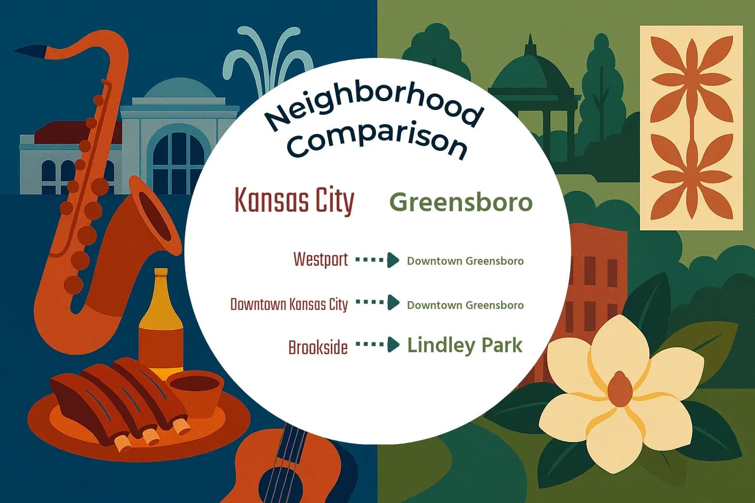 Kansas City vs Greensboro Neighborhood Comparison