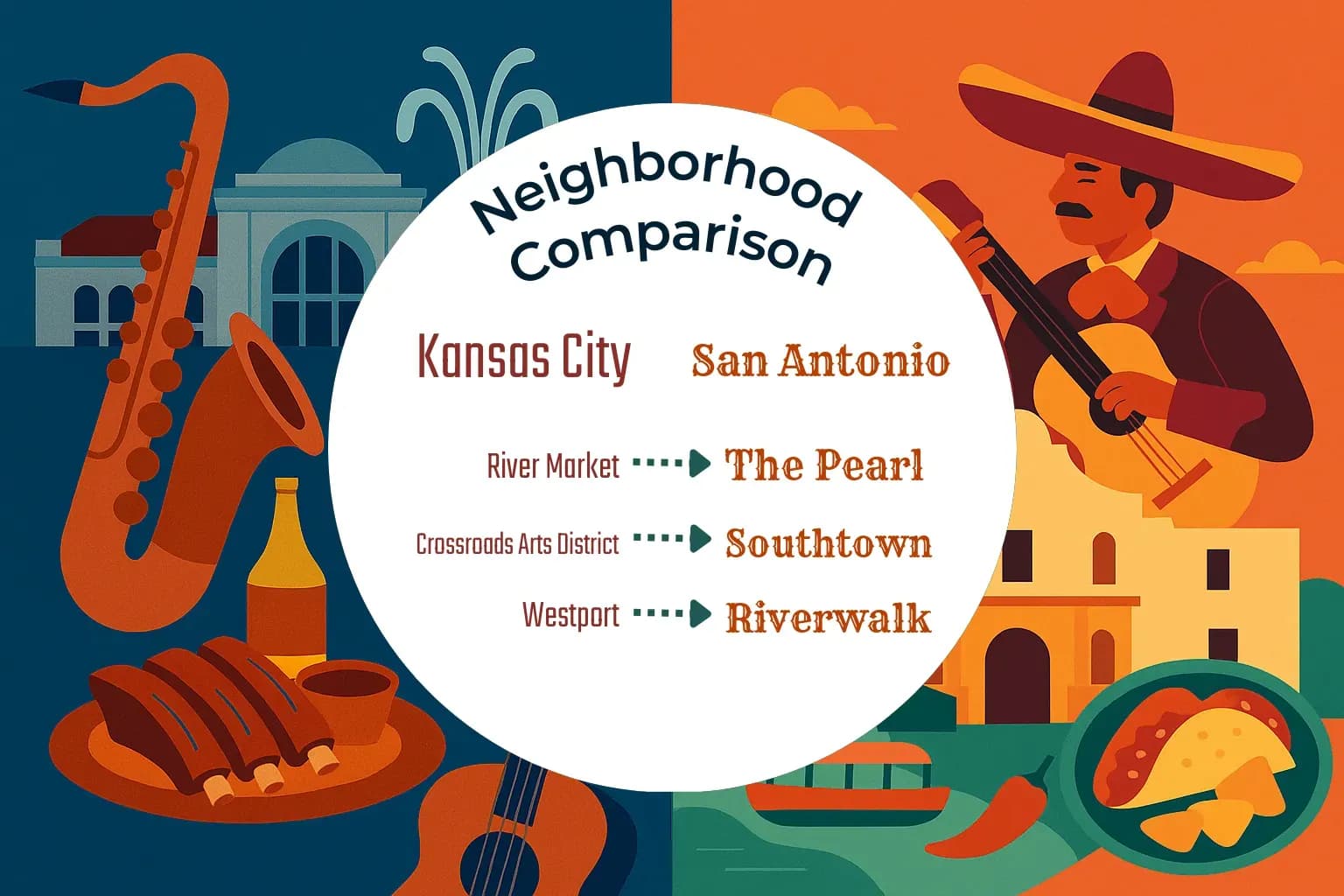 Kansas City vs San Antonio Neighborhood Comparison