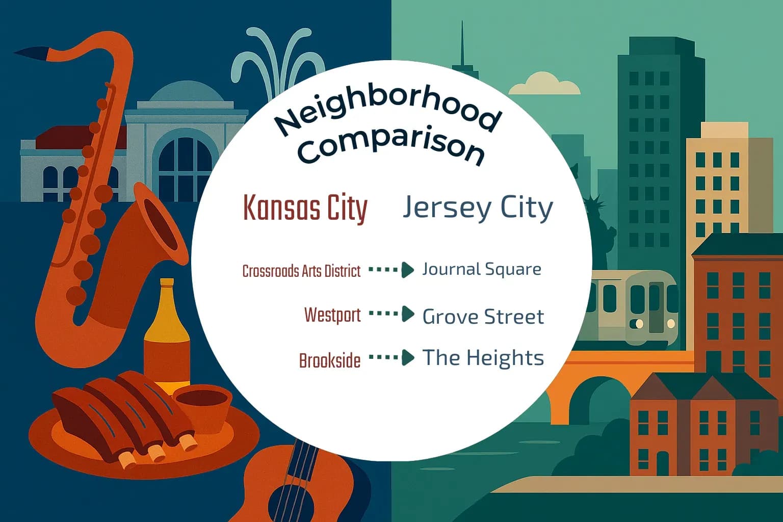 Kansas City vs Jersey City Neighborhood Comparison
