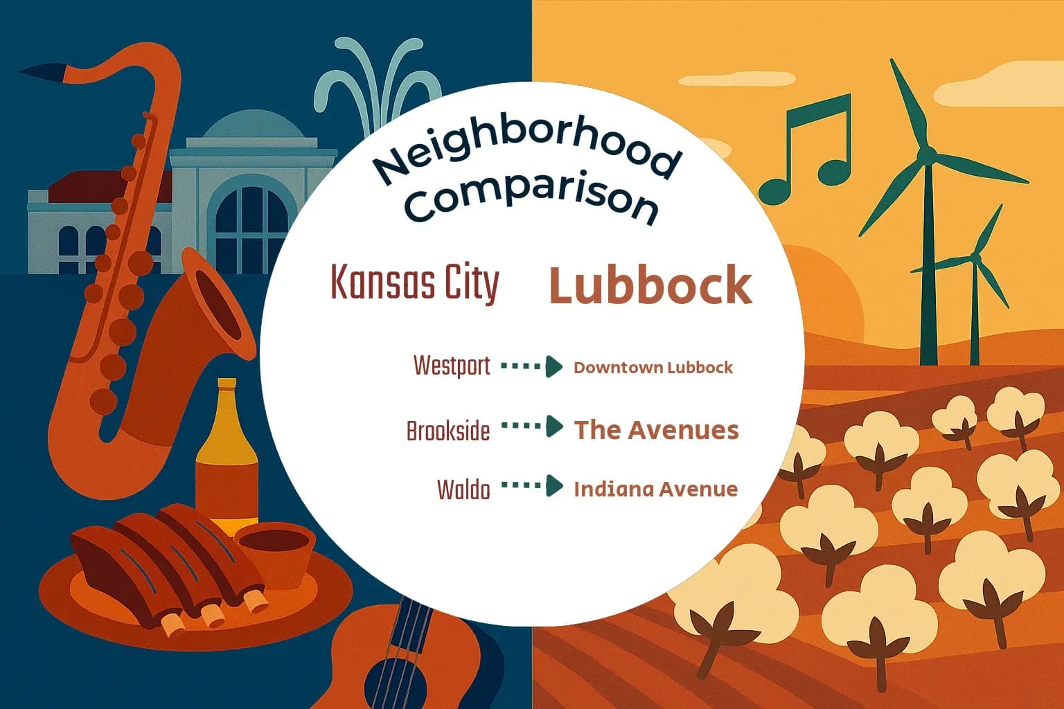 Kansas City vs Lubbock Neighborhood Comparison