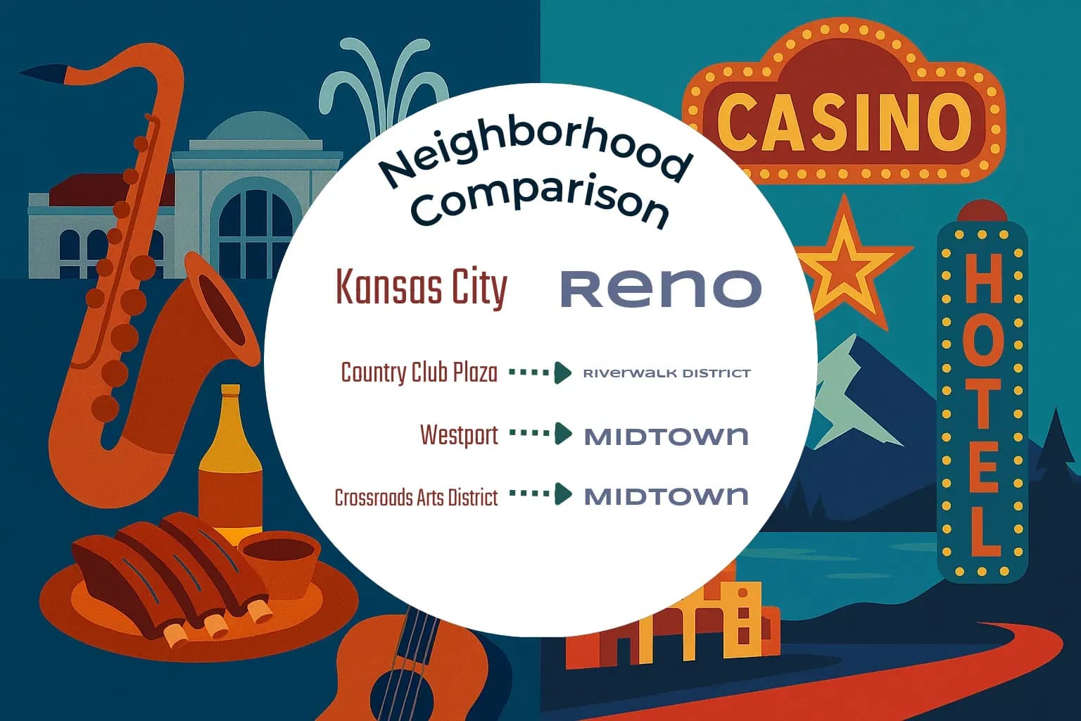 Kansas City vs Reno Neighborhood Comparison