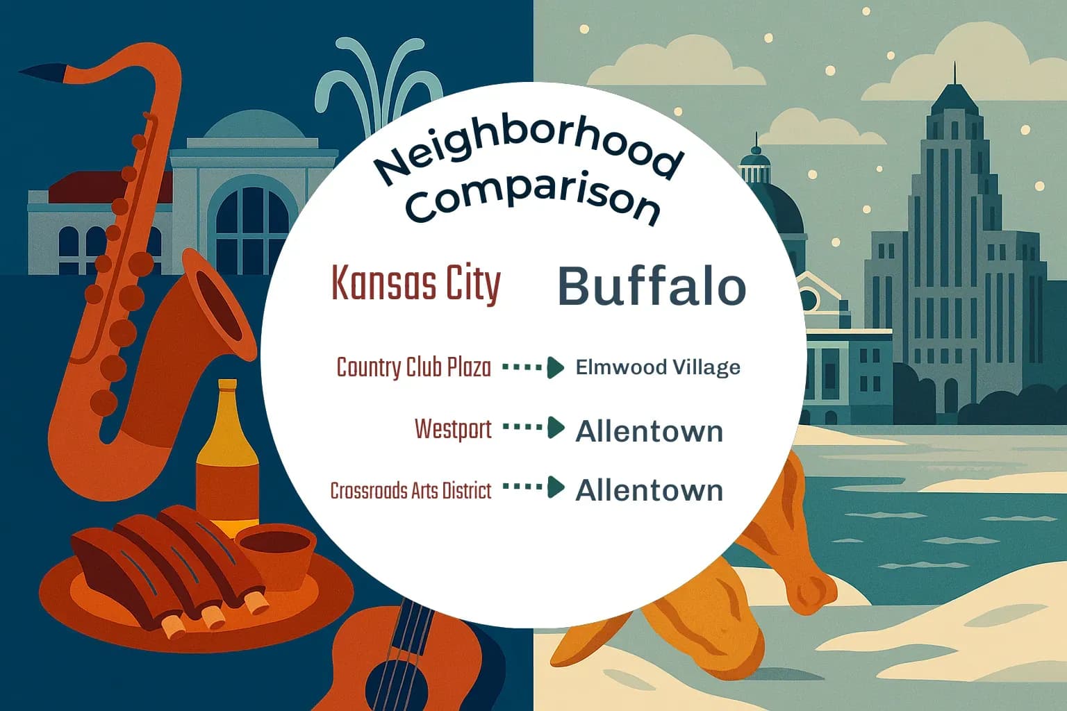 Kansas City vs Buffalo Neighborhood Comparison