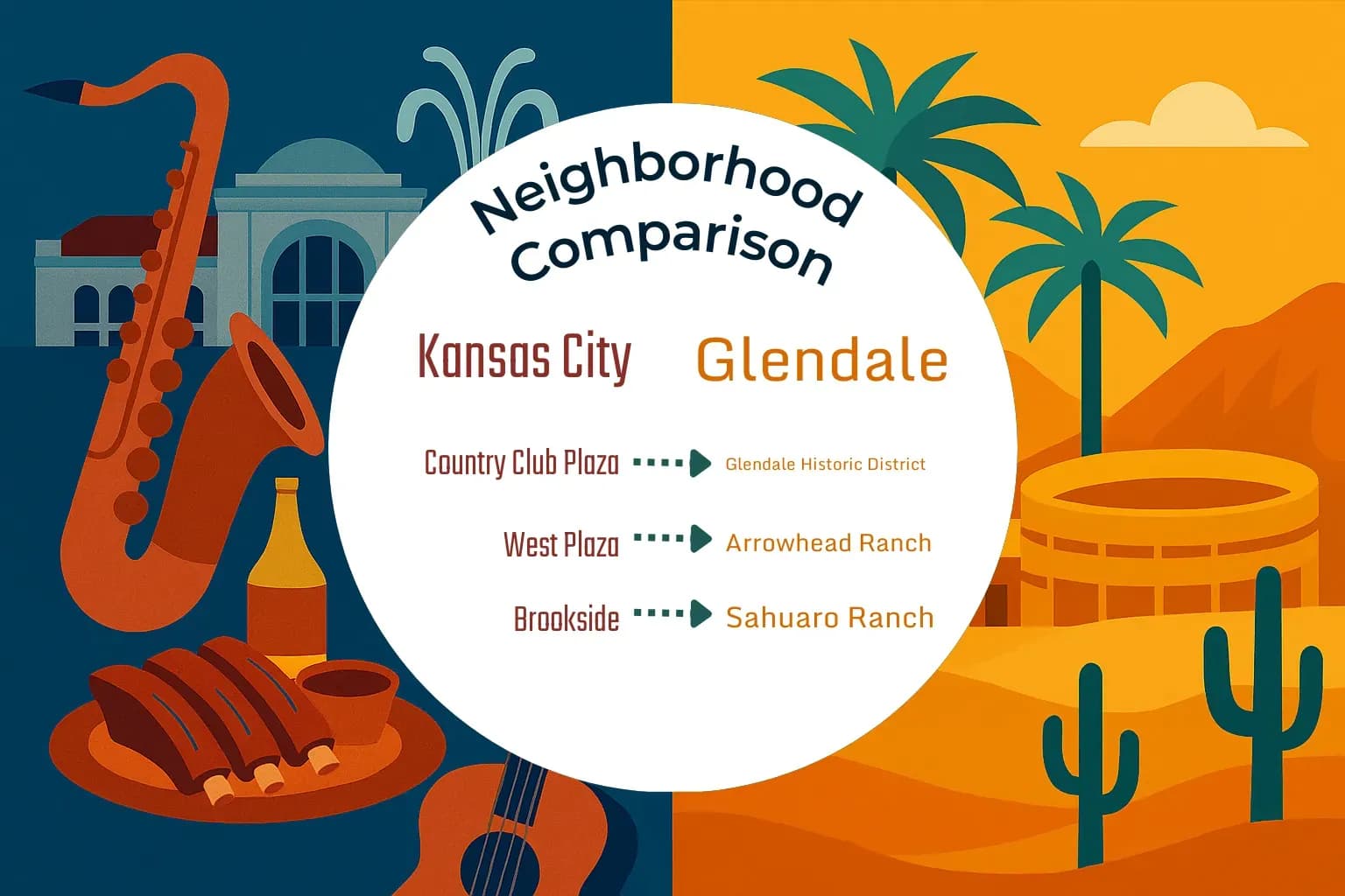 Kansas City vs Glendale Neighborhood Comparison
