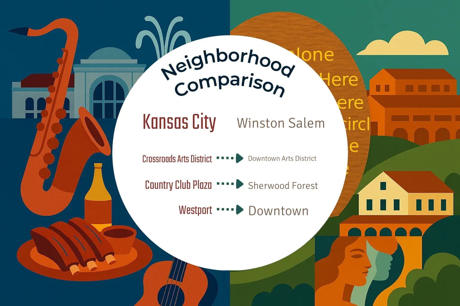 Kansas City vs Winston Salem Neighborhood Comparison