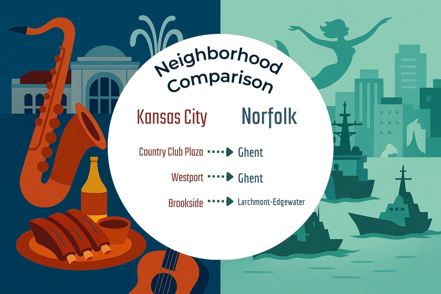 Kansas City vs Norfolk Neighborhood Comparison