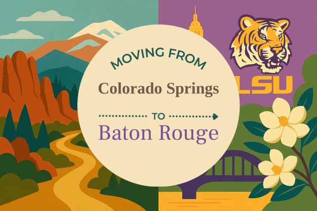 Moving from Colorado Springs to Baton Rouge