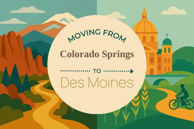 Moving from Colorado Springs to Des Moines