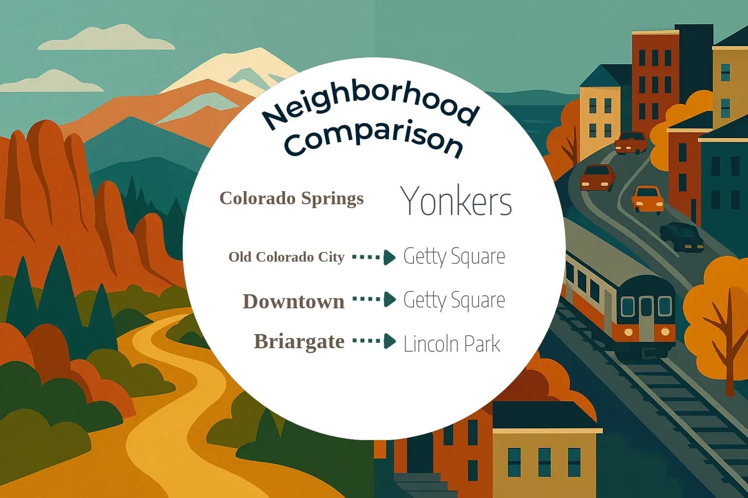 Colorado Springs vs Yonkers Neighborhood Comparison
