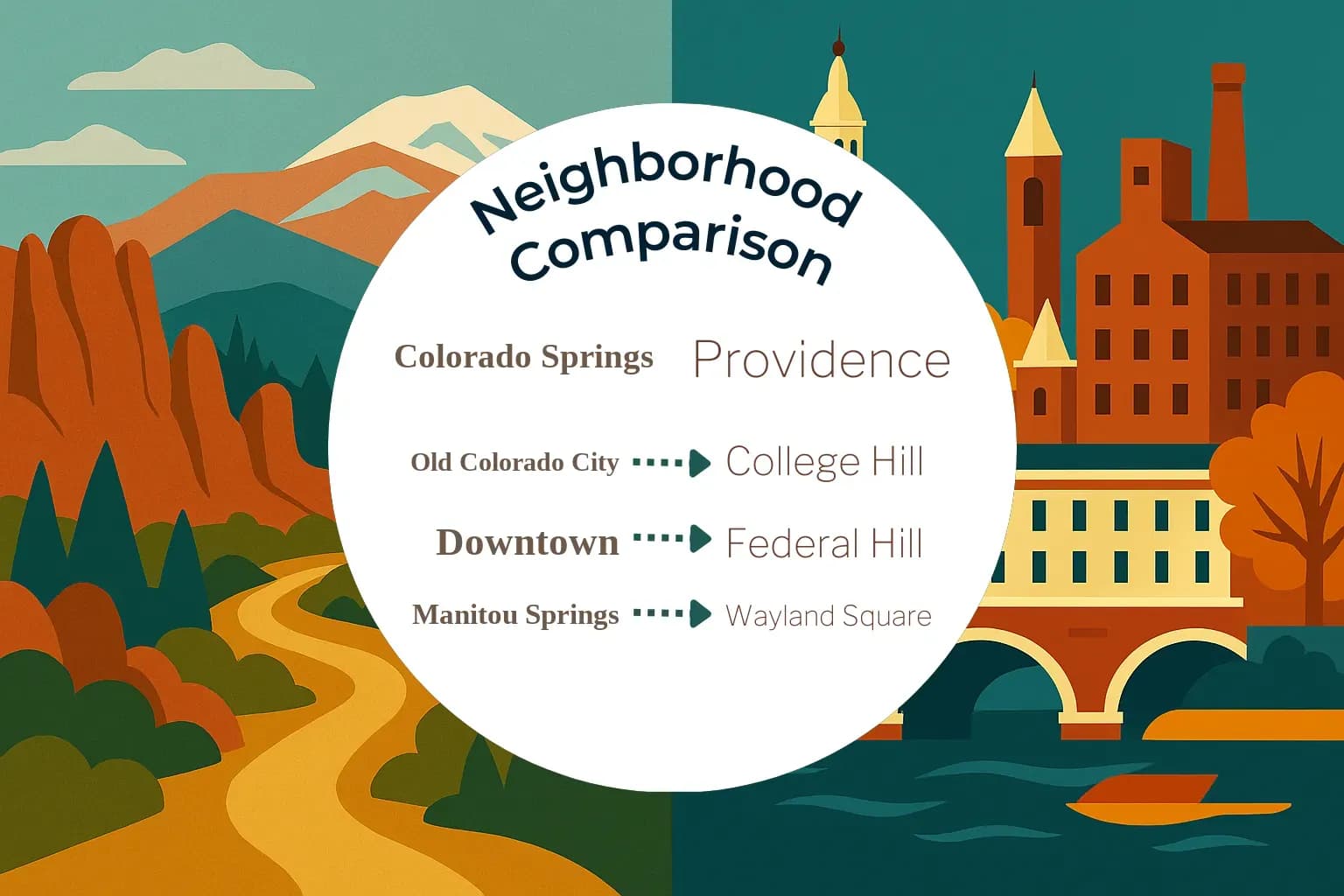 Colorado Springs vs Providence Neighborhood Comparison