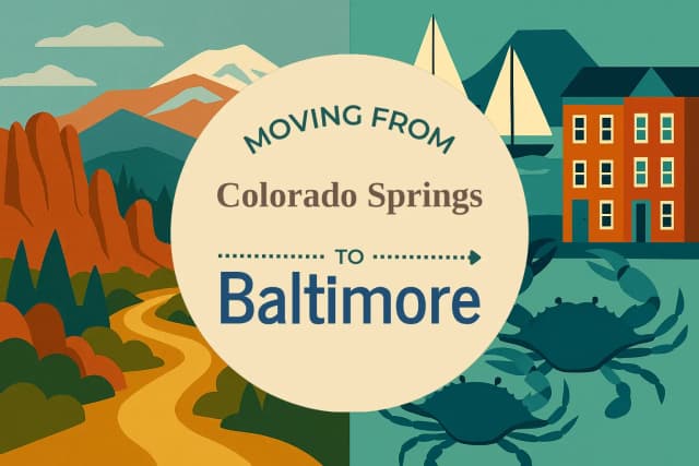 Moving from Colorado Springs to Baltimore
